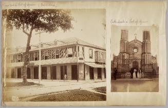 Une Rue a Port of Spain, Trinidad & Cathedral a Port of Spain