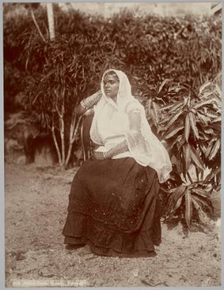 Woman in Garden, Trinidad