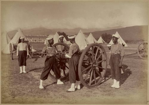 Gun Detachment, W.I. Regiment, Kingston, Jamaica