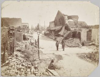 Two of the West Indian Regiment on Guard After the Earthquake, Kingston, Jamaica