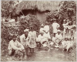 Coolies Washing Clothes, Jamaica