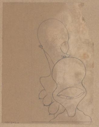 Köpfe mit Brüste (recto)