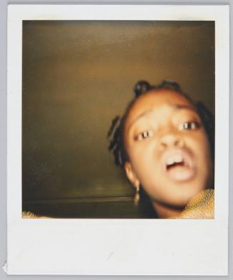 [Blurry close up of little girl's face]