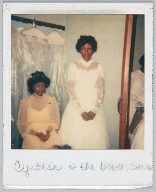 Cynthia + the bride, Sara