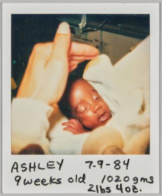 Ashley, 9 weeks old, 1020 gms, 2 lbs 4 oz. 
