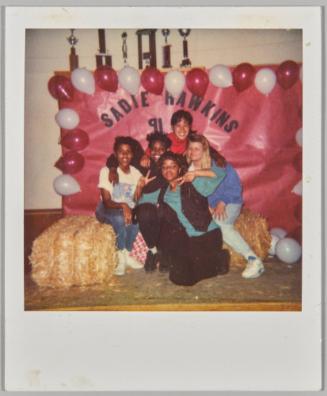 Sadie Hawkins 1991. Put, Tamika, Nia, Tracay, Shannon
