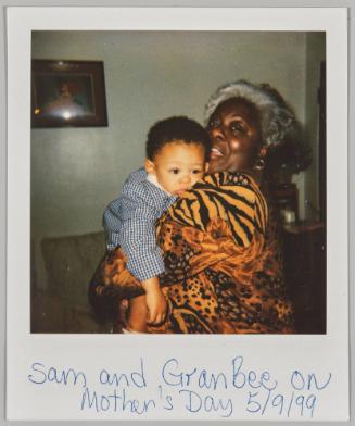 Sam and GranBee on Mother's Day 5/9/99

