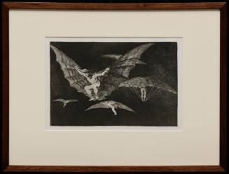 A way of flying (Modo de volar)  Plate 13 from "Los Proverbios"