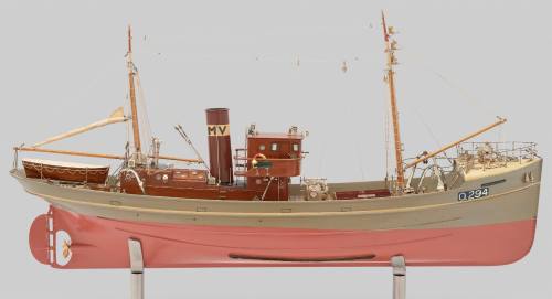 Belgian Motor Trawler, Van der Goes, Builder's Model