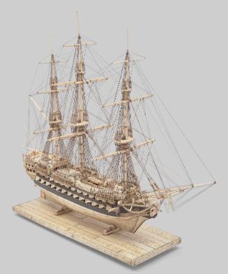 Bone and Ivory Ship Model of the 'Bucentaure'