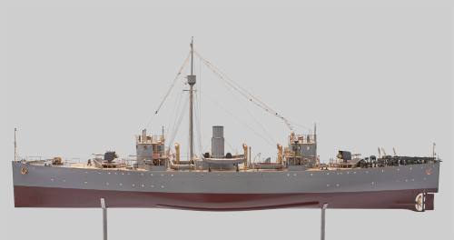 Minesweeping Sloop, HMS Orby, Builder's Model