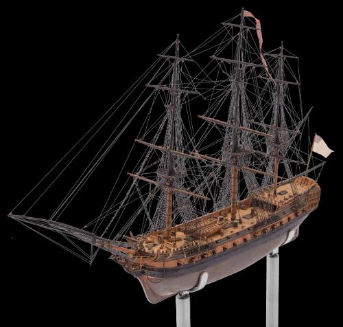 Wooden Heavy Frigate Model of the 'Ajax'
