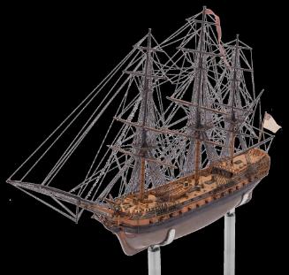 Wooden Heavy Frigate Model of the 'Ajax'