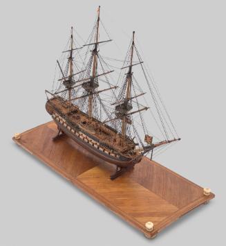 Prisoner of War Model of a 74 Gun Frigate