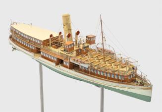 Turkish Ferry Steamer, Bosphorus Nos. 67 and 68, Builder's Model