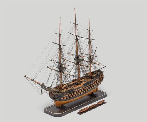 Three-decker 100 Gun Warship, Victory, Prisoner of War Model