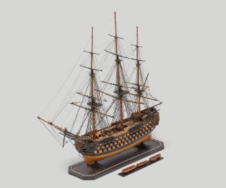 Three-decker 100 Gun Warship, Victory, Prisoner of War Model