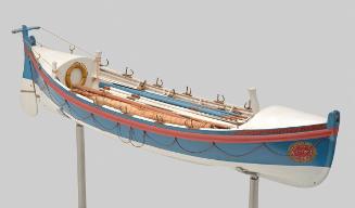 Self-Righting Pulling and Sailing Lifeboat, Christopher Brown, Builder's Model