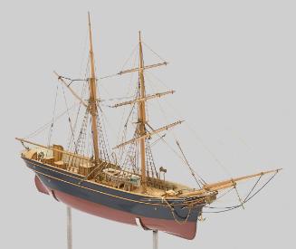 Topsail Schooner, Sallee Rover, Builder's Model