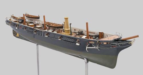 Steam and Sail Corvette, Builder's Model