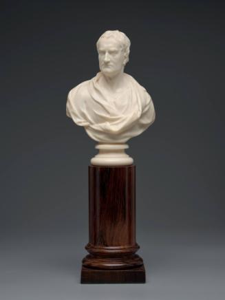 Bust of Sir Isaac Newton, mathematical scientist (1642-1727)