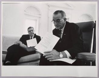 Lyndon B. Johnson and John Gronouski

