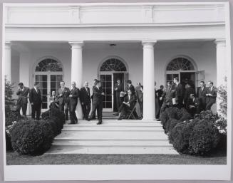 Presidential Advisors - President Kennedy - Kenneth O'Donnell, Pierre Salinger, Arthur M. Schlesinger Jr., Jerome Wiesner, Larry O'Brien, Kermit Gordon, Lee C. White, Timothy J. Reardon Jr., Charles Horsky, Edward A. McDermott, Walter W. Heller, Ralph Dun