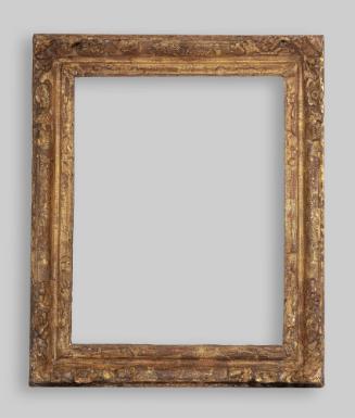 Louis XIV-style frame with floral corners