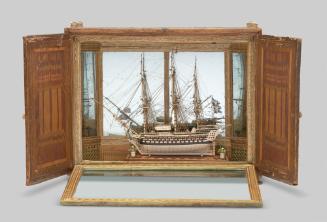 Miniature Three-decker 100 Gun Warship, Prisoner of War Model