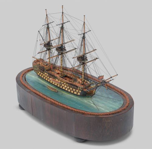 Three-decker 100 Gun Warship, Prisoner of War Model