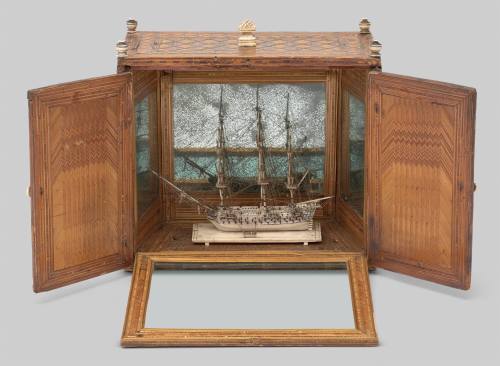 Miniature Three-decker 100 Gun Warship, Prisoner of War Model