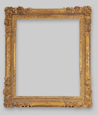 Louis XIV-style frame with floral corners