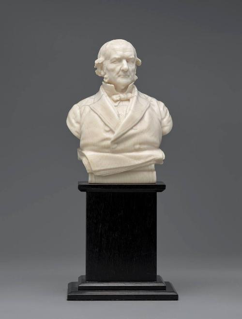 Bust of William Gladstone, British Liberal Party statesman and four-times Prime Minister (1809-1898)