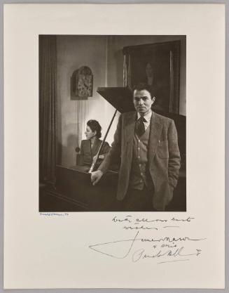 Pamela and James Mason, [actors, New York]
