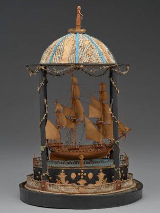 French or British two-decker 74-gun warship, Prisoner of War model