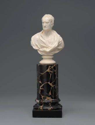 Bust of Sir Isaac Newton, mathematical scientist (1642-1727)