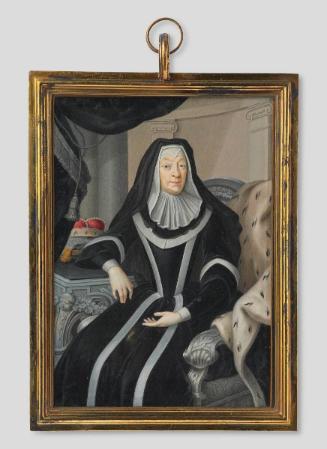 Portrait of Margravine Magdalene Wilhelmine of Baden-Durlach as a widow
