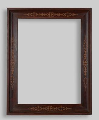 Biedermeier frame with rosewood and marquetry
