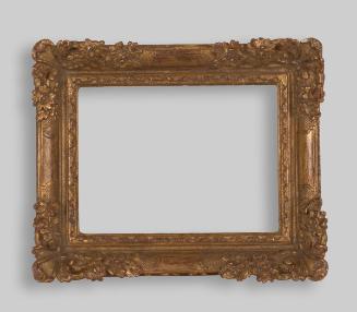 Louis XIV-style frame with floral corners