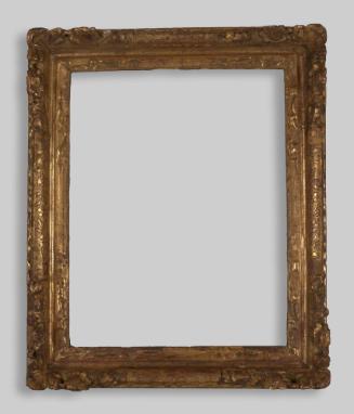 Louis XIV-style frame with floral corners