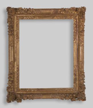 Louis XIV-style frame with floral corners