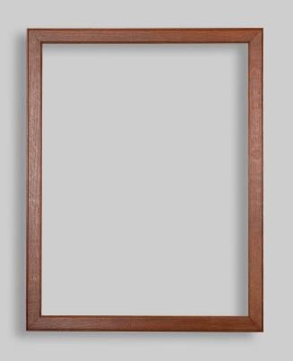 Oak frame with gold fillet