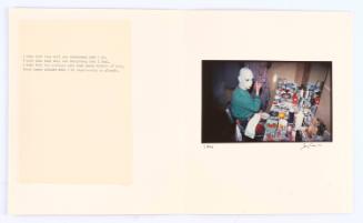 Lindsay Kemp at his make up table - Flowers