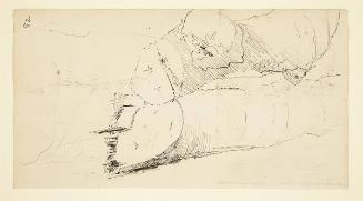 Pen and ink study for Logging III