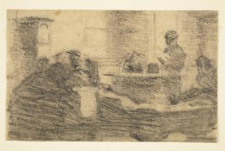 First sketch for The Foreclosure of the Mortgage