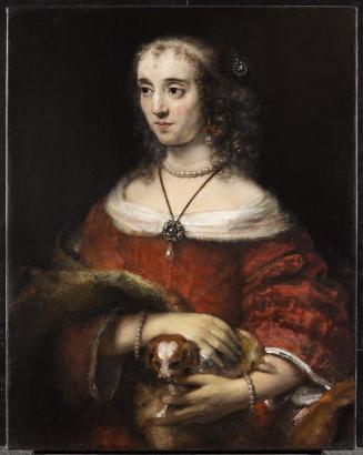 Portrait of a Lady with a Lap Dog