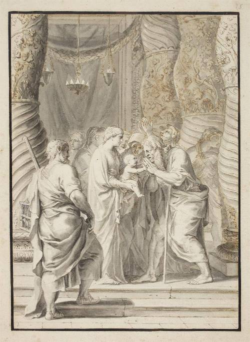 The Presentation of Jesus to Simeon in the Temple