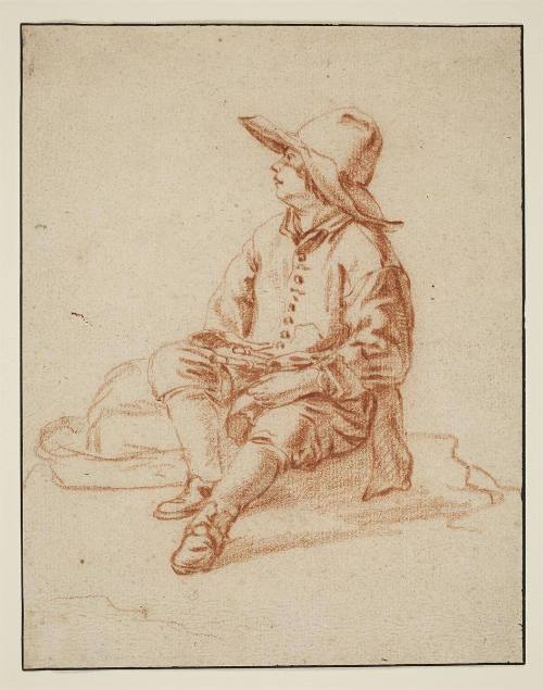 Shepherd Boy with Bagpipes