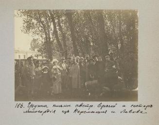 Group of captive austrians, doctors and nurses from Peremishl and Lvov