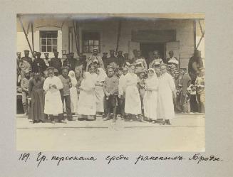 Group of personnel among wounded